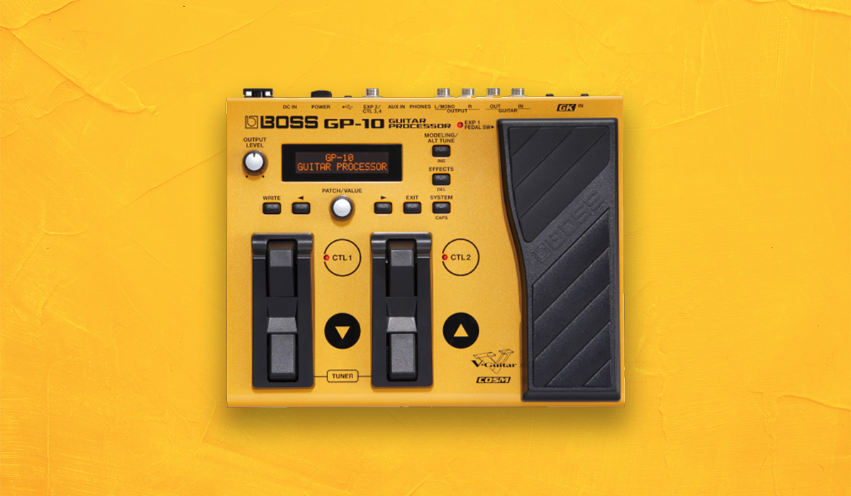BOSS GP-10: A Guitar Tech, Roadie, Studio, and Rack in a Box 
