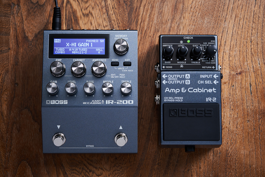 BOSS IR-2 and IR-200 pedals