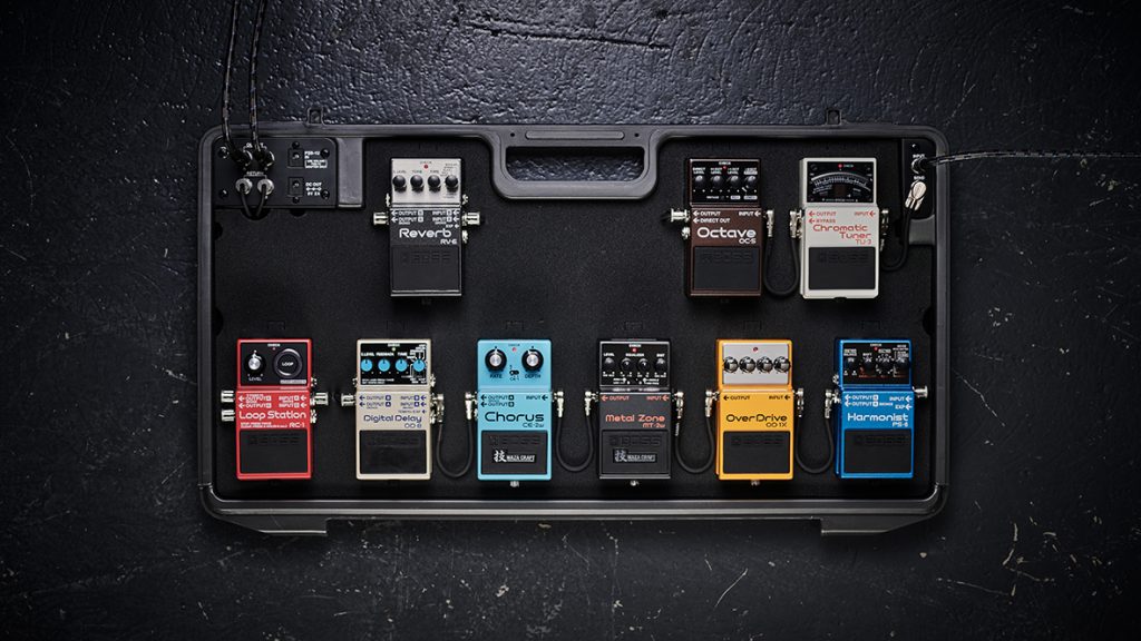 BOSS pedalboard