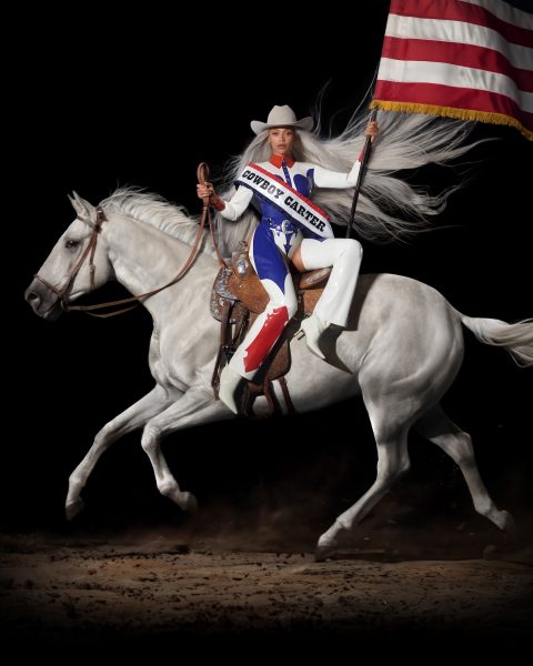 COWBOY CARTER - MAIN COVER ART PHOTOGRAPHER: BLAIR CALDWELL GLAM: HAIR: NAKIA MAKE-UP: ROKEAL NAILS: MIHO STYLING: LATEX STARS AND STRIPES: BUSTED BRAND (HTTPS://BUSTEDBRAND.COM) BOOTS: PARIS TEXAS (HTTPS://PARISTEXASBRAND.COM) COWBOY HAT: STETSON (HTTPS://STETSON.COM) STYLIST / COSTUME DESIGNER: SHIONA TURINI WARDROBE SUPERVISOR: RYAN DODSON MASTER TAILOR: TIMOTHY WHITE ASSISTANT COSTUME DESIGNERS: TARA GREVILLE MOLLY PETERS ERICA RICE FASHION ASSISTANT: JAIIN KANG PRODUCTION ASSISTANTS: TIANA DALEY HOLLY REBOFF LARISSA VASSOLAS SCARLET DUNBAR TOMMY PETRONI MARIAH ALCANTAR