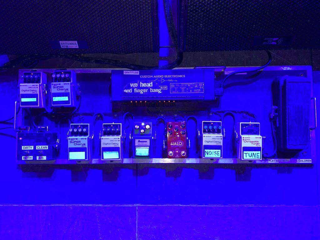 Jane's Addiction guitarist Dave Navarro's pedalboard