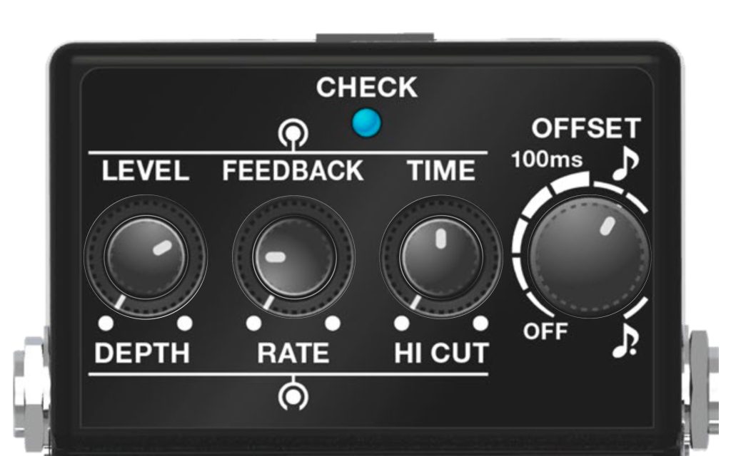 BOSS SDE-3 Dual Digital Delay panning mode settings