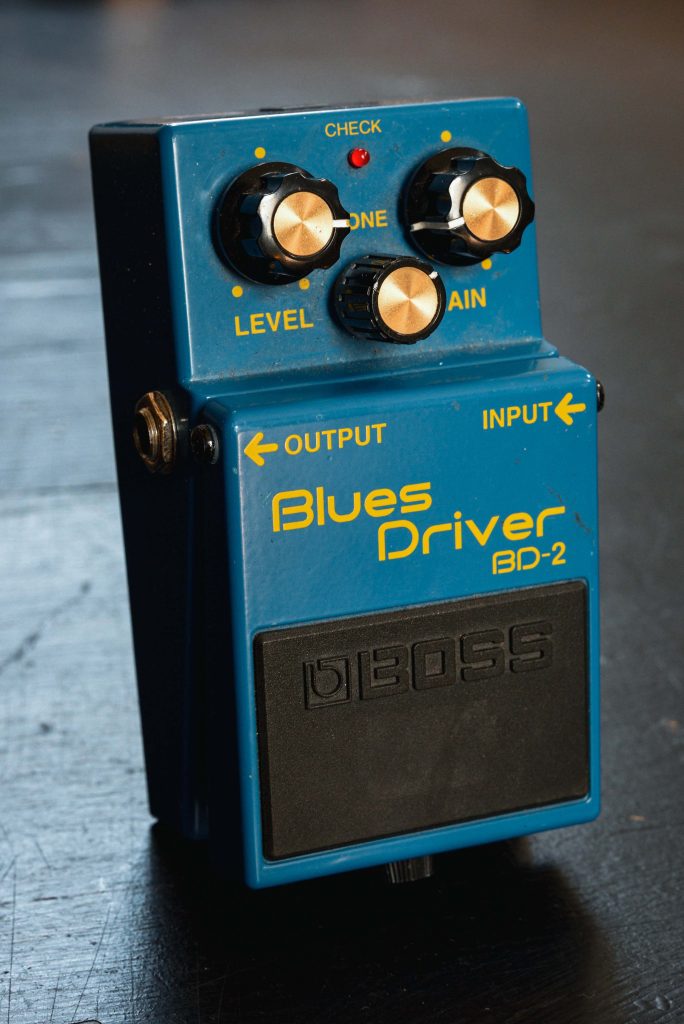 BOSS BD-2 Blues Driver belonging to producer Tom Dalgety