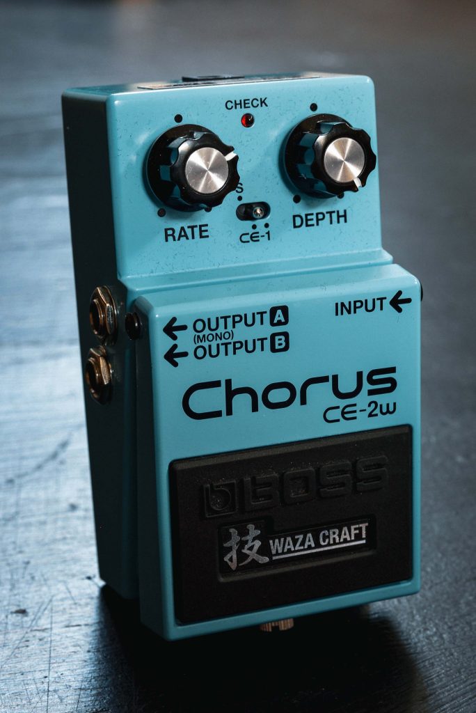 BOSS CE-2W Chorus belonging to producer Tom Dalgety