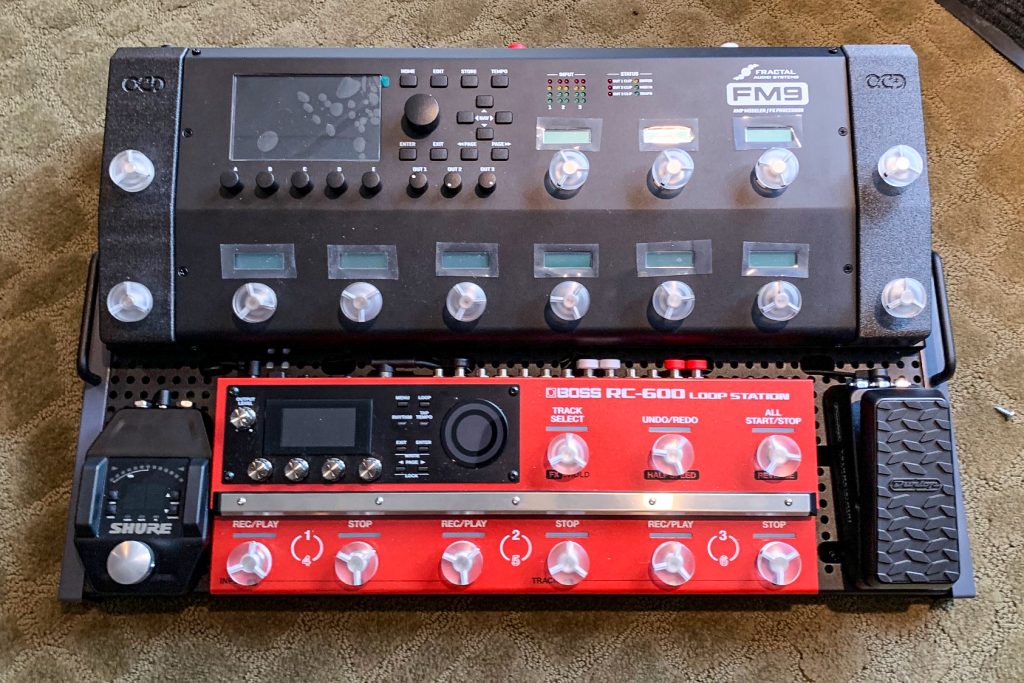 Johnny A. BOSS RC-600 Loop Station pedalboard