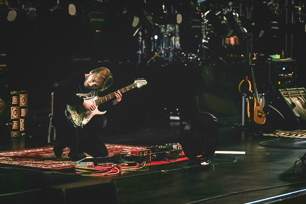 Steve Vai's guitar tech Doug MacArthur on the BEAT tour, 2024.