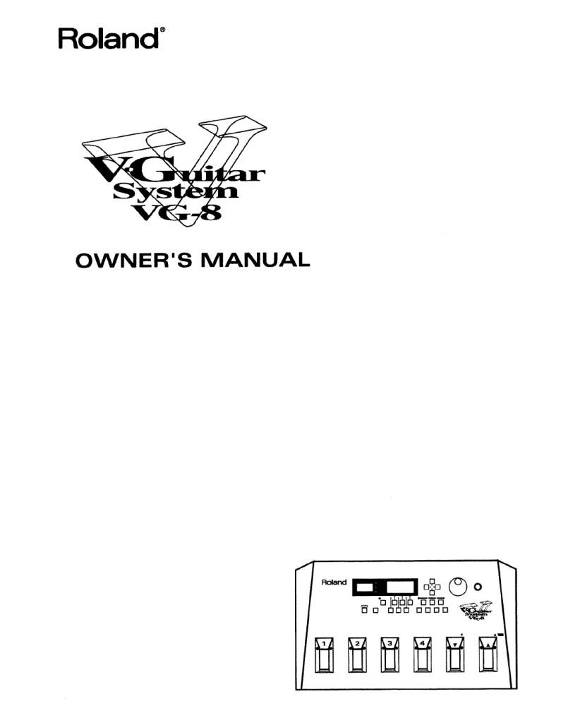 VG-8 Manual Cover