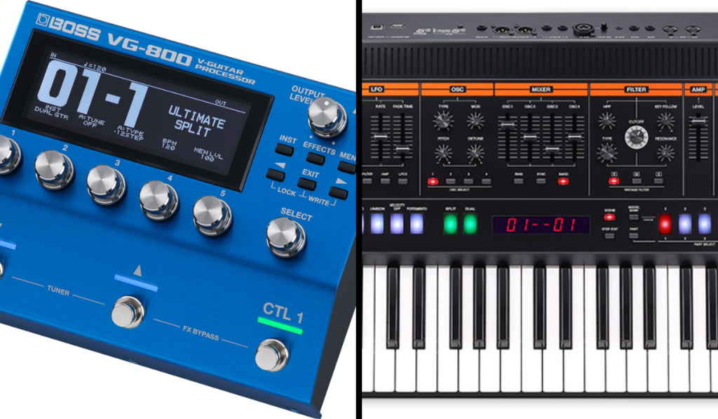 V-Guitar with Synth Header
