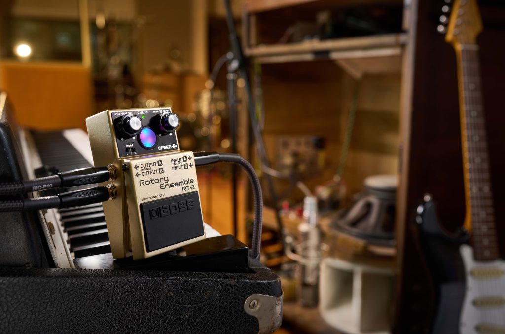 BOSS RT-2 Rotary Ensemble in studio