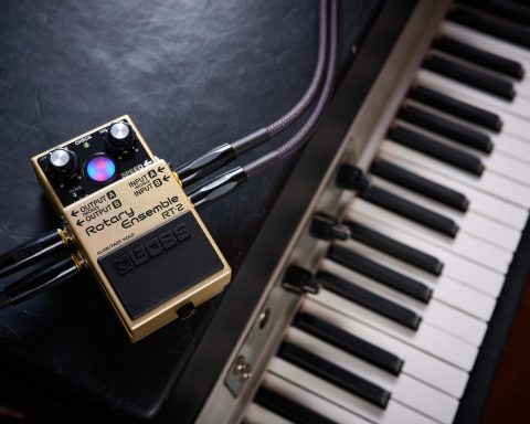 BOSS RT-2 Rotary Ensemble with electric piano