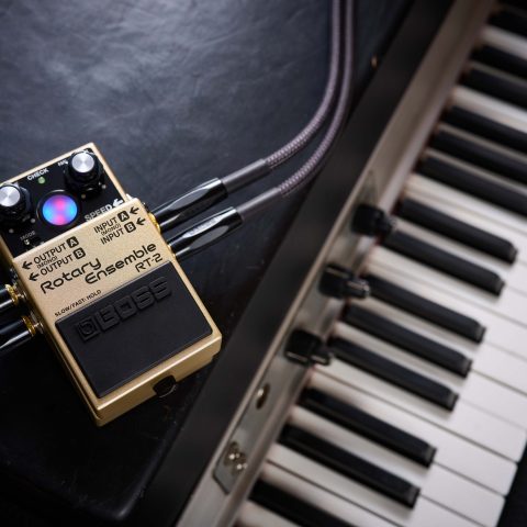 BOSS RT-2 Rotary Ensemble with electric piano