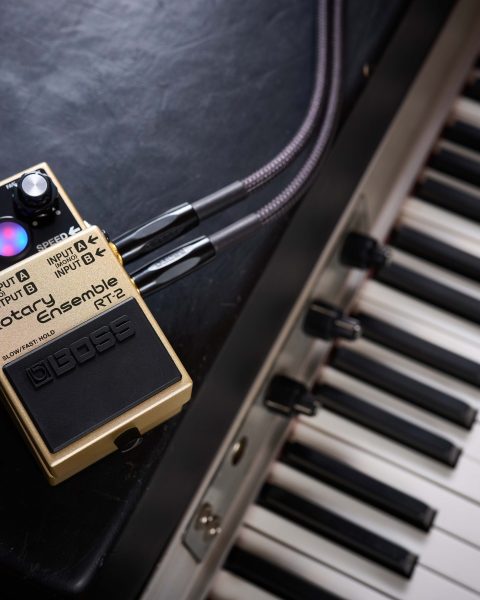BOSS RT-2 Rotary Ensemble with electric piano