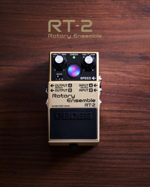BOSS RT-2 Rotary Ensemble and model logo
