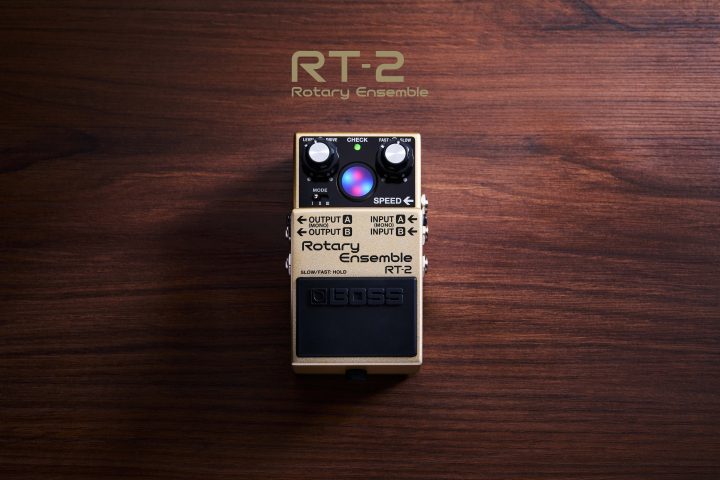 BOSS RT-2 Rotary Ensemble and model logo