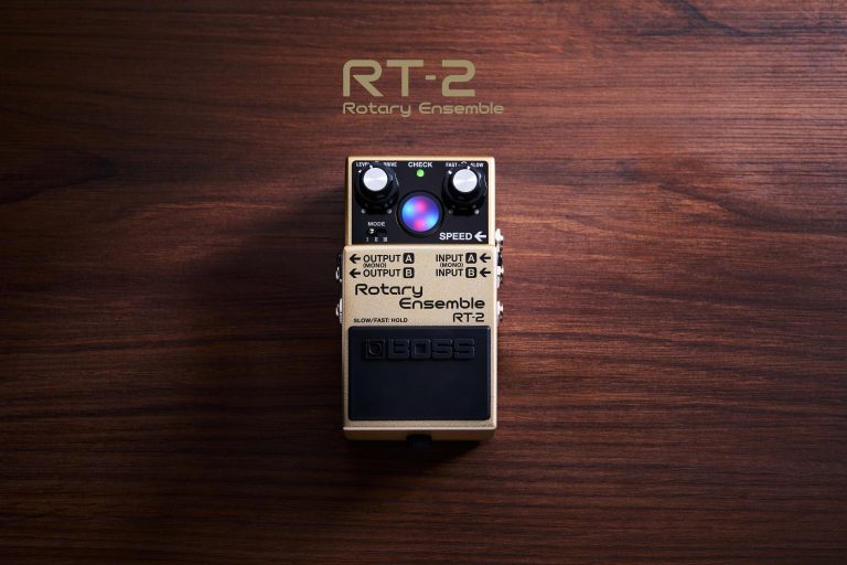 BOSS RT-2 Rotary Ensemble and model logo