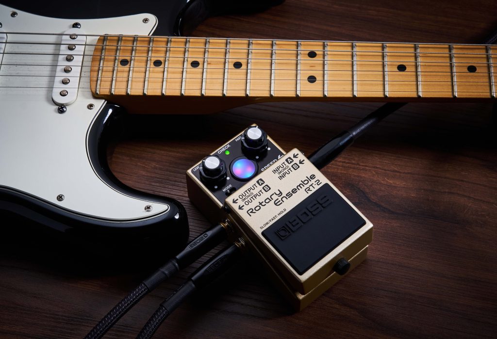 RT-2 Rotary Ensemble with Stratocaster electric guitar