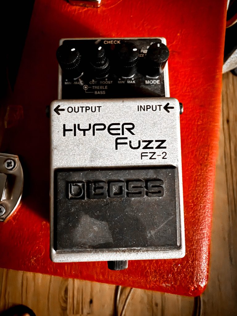 BOSS FZ-2 Hyper Fuzz belonging to Richard Fortus