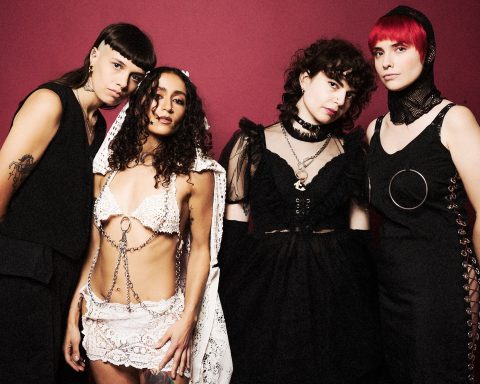 ĠENN (L-R): drummer Sofia Rosa Cooper, vocalist Leona Farrugia, bassist Leanne Zammit, and guitarist Janelle Borg