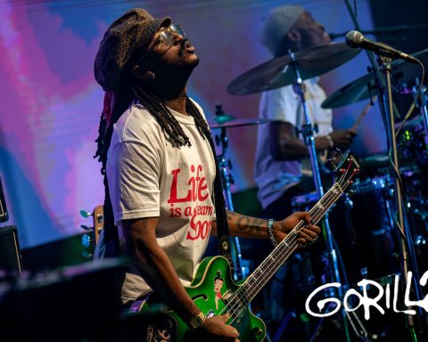 Gorillaz bassist Seye Adelekan, credit Jalil Olmedo