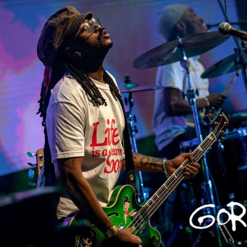 Gorillaz bassist Seye Adelekan, credit Jalil Olmedo