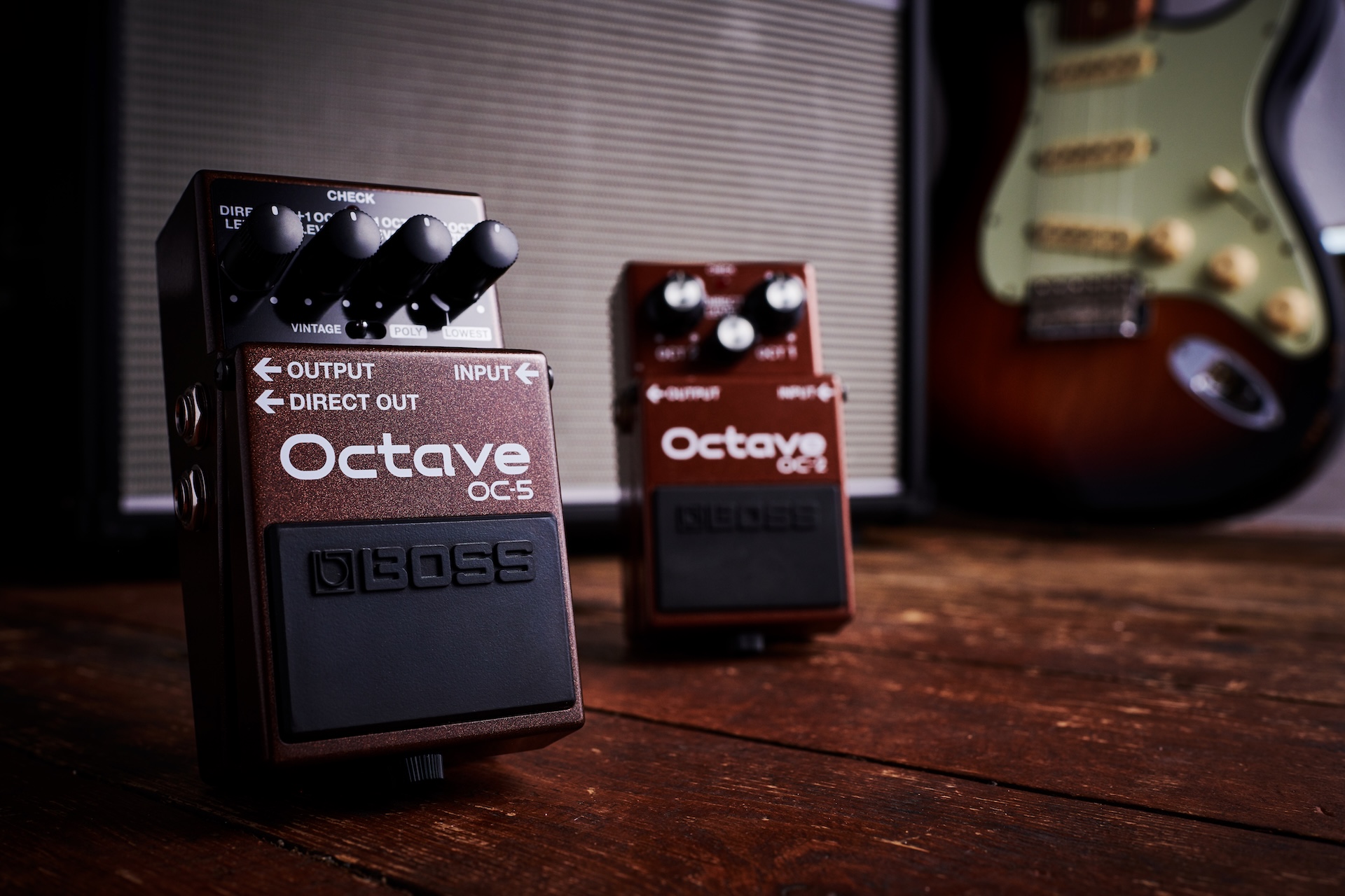 BOSS OC-5 and OC-2 Octave