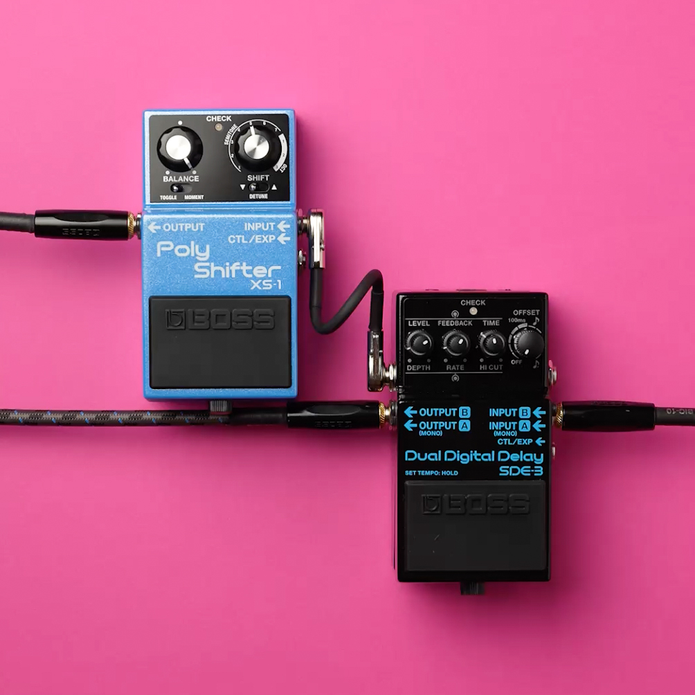 BOSS XS-1 Poly Shifter and SDE-3 Dual Digital Delay