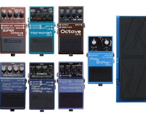BOSS OC-2, OC-3, OC-5, PS-2, PS-3, PS-5, PS-5, HR-2, XS-1, and XS-100