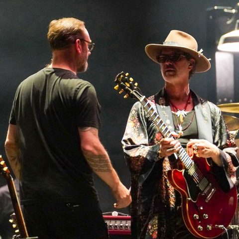 Doyle Branhall II and his guitar tech, Mattias