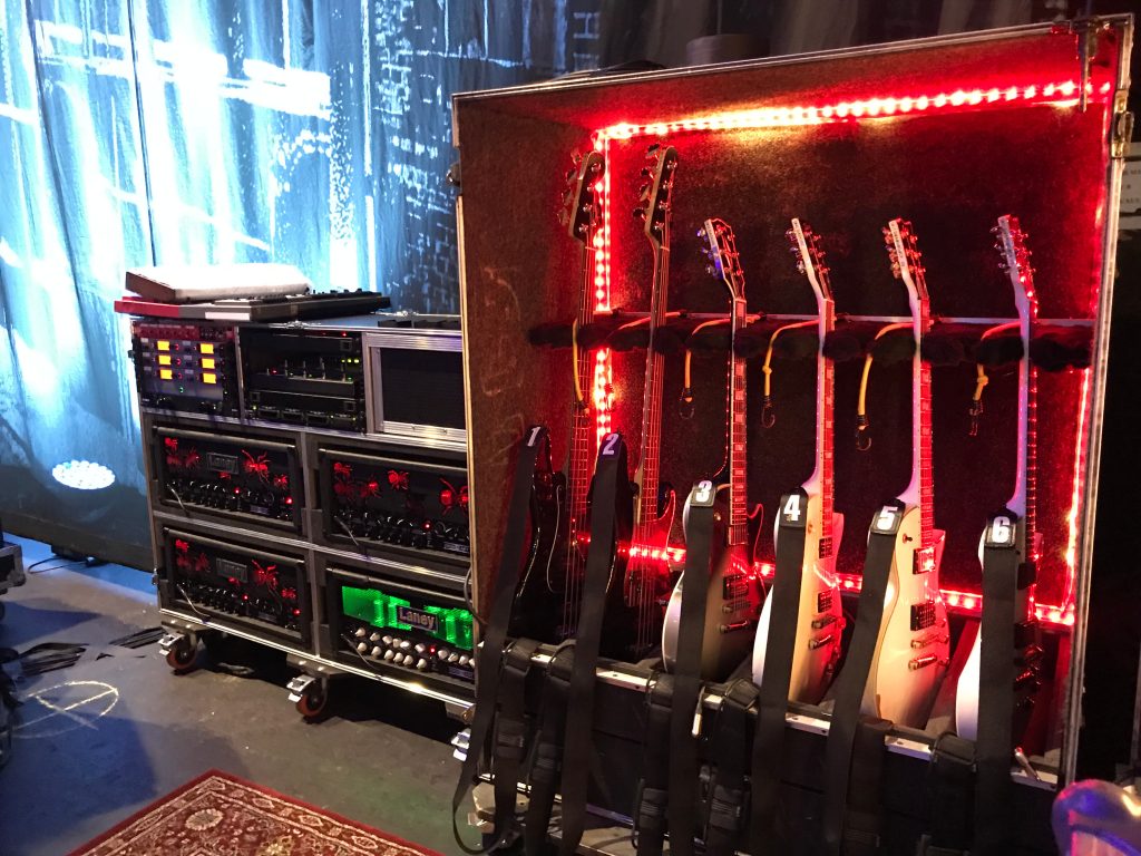The Prodigy guitar rig built by Dean Rowbotham of DR Guitars