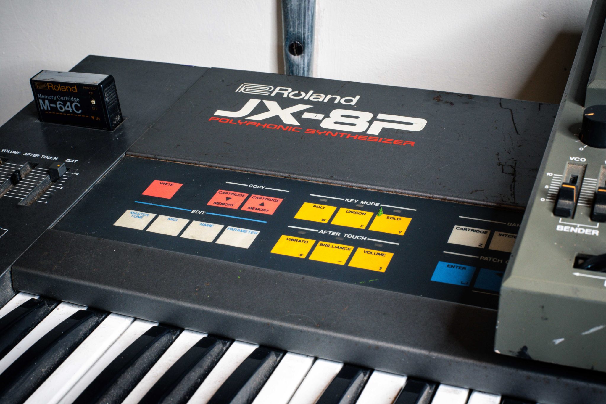 Echo & the Bunnymen guitarist Will Sergeant's Roland JX-8P synthesizer