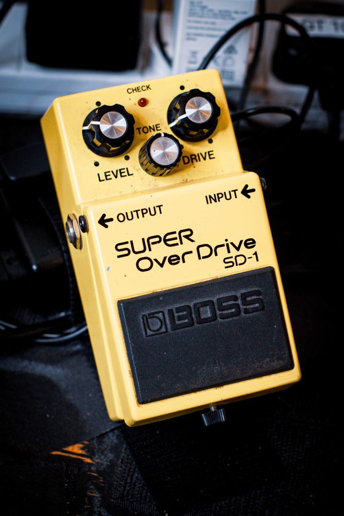Echo & the Bunnymen guitarist Will Sergeant's BOSS SD-1 Super Overdrive