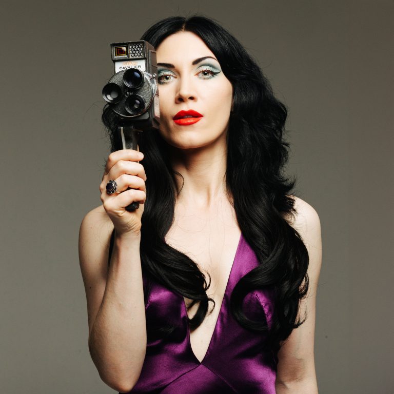 Rosalie Cunningham with camera