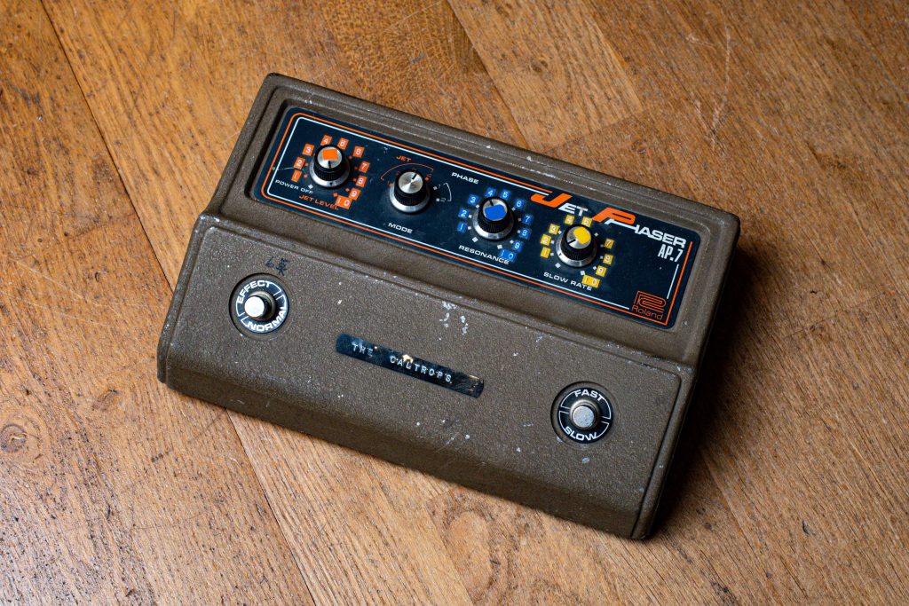 Bassist Charlie Jones' (Robert Plant and Jimmy Page, The Cult, Siouxsie Sioux, Goldfrapp) Roland AP-7 Jet Phaser