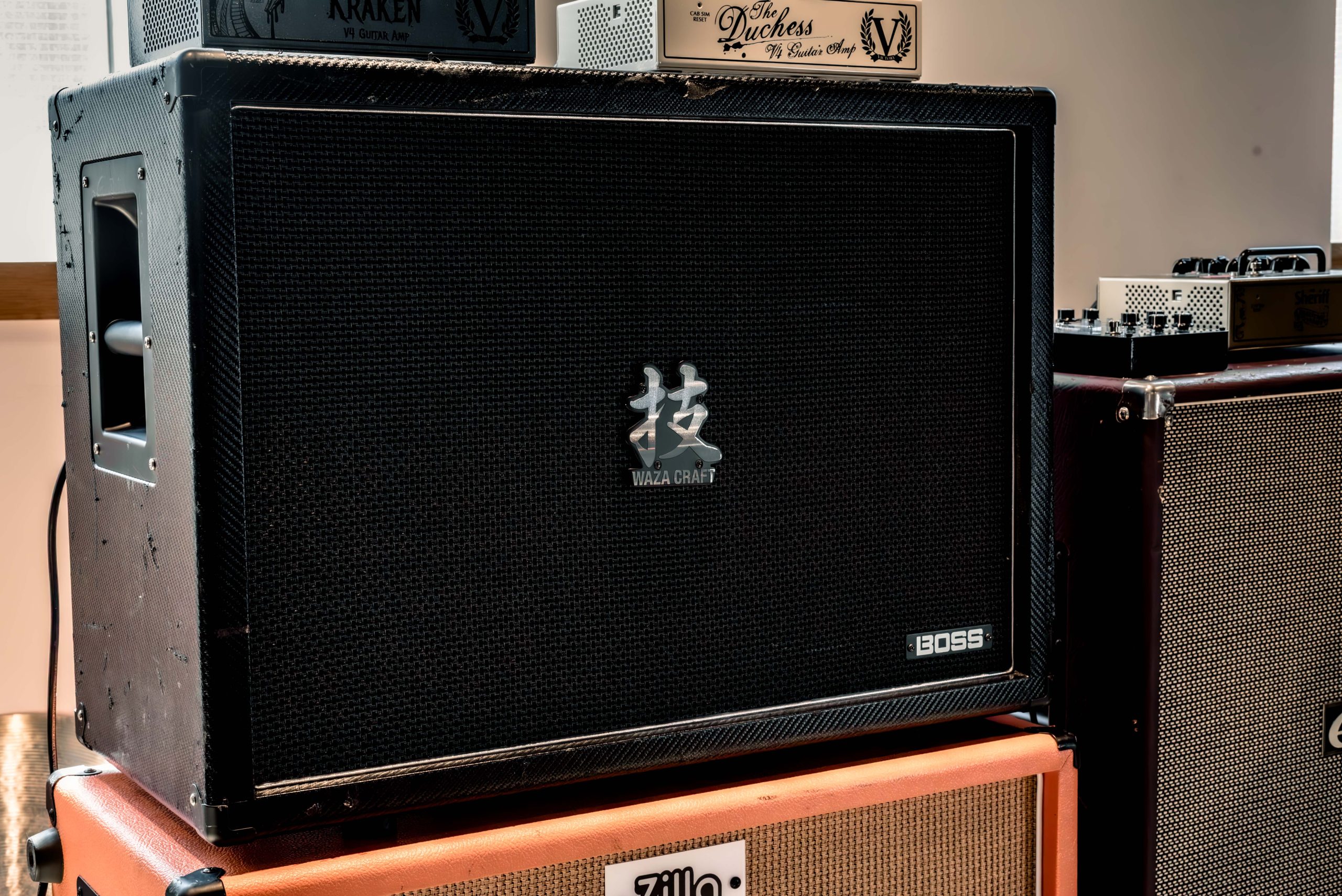 Skunk Anansie guitarist Ace's BOSS WAZA Amp Cabinet212
