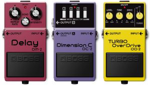 BOSS DM-2 Delay, DC-2 Dimension C, and OD-2 TURBO OverDrive PX-1 Plugout FX Model Passes