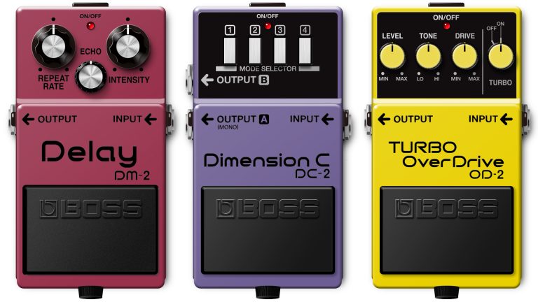 BOSS DM-2 Delay, DC-2 Dimension C, and OD-2 TURBO OverDrive PX-1 Plugout FX Model Passes