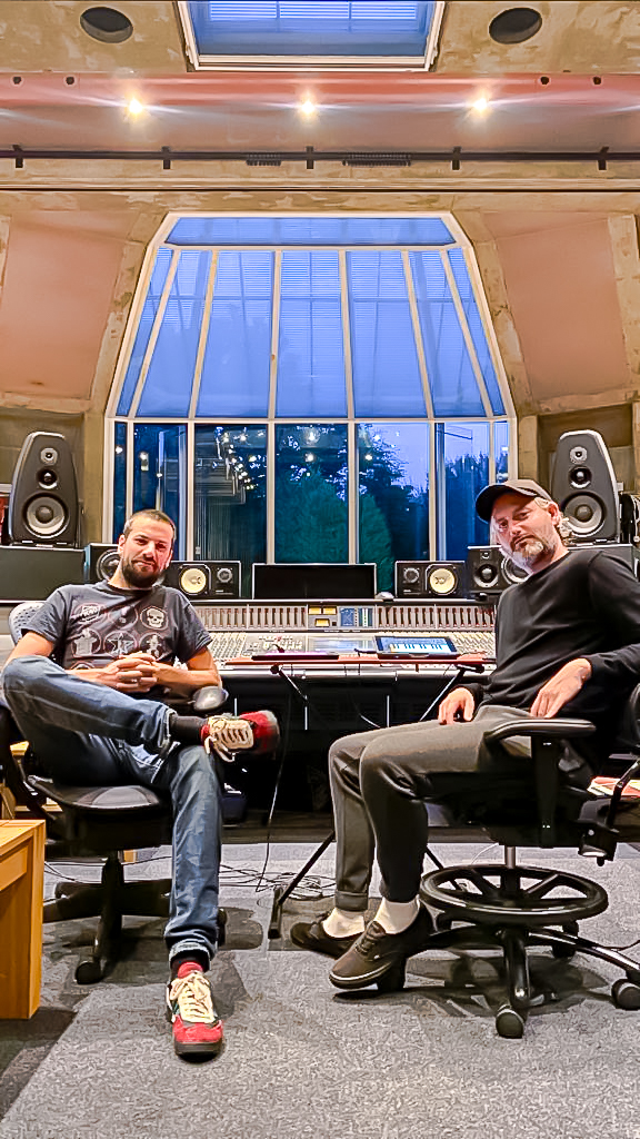 Kit Montieth and James Sharpe Programming at Real World Studios